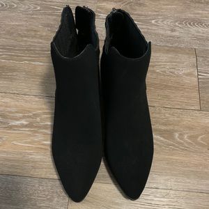 Black ankle booties